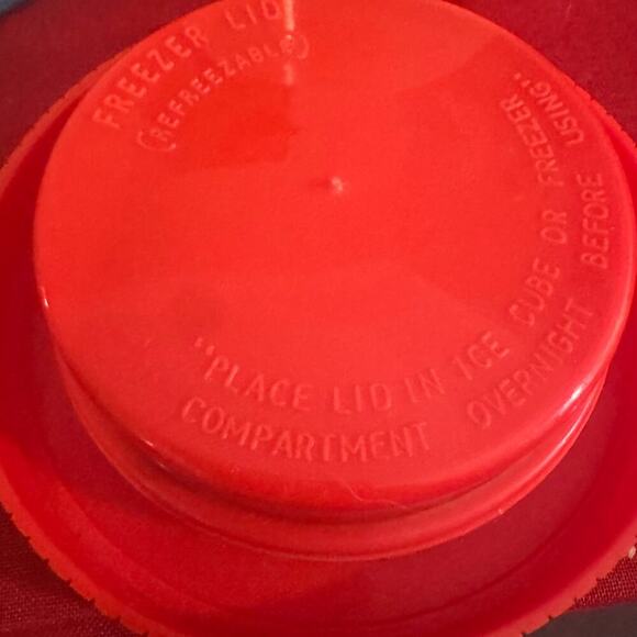 Vintage Aladdin Insulated Canister Set – Red & Blue – Mid-Century - Picture 3 of 5